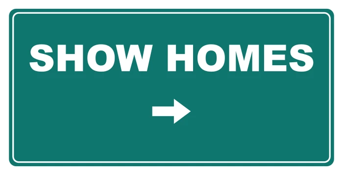 Sample layout: Show homes directional