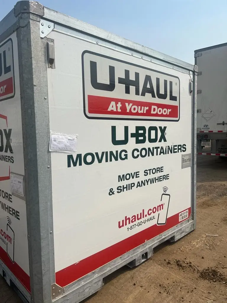 U-Haul U-Box container graphics